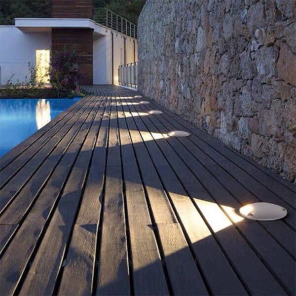 Inground light well light application