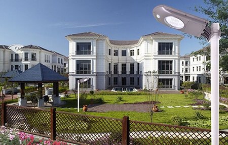 all in one solar street light E application all in one solar street light application