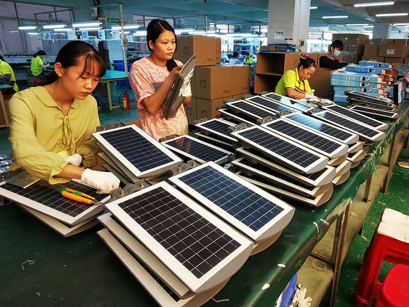 all in one solar street light