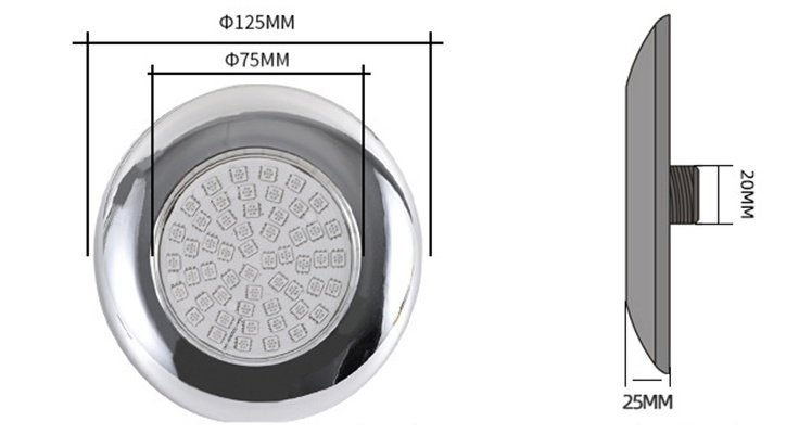 stainless steel swimming pool light ufo size stainless steel swimming pool light ufo size